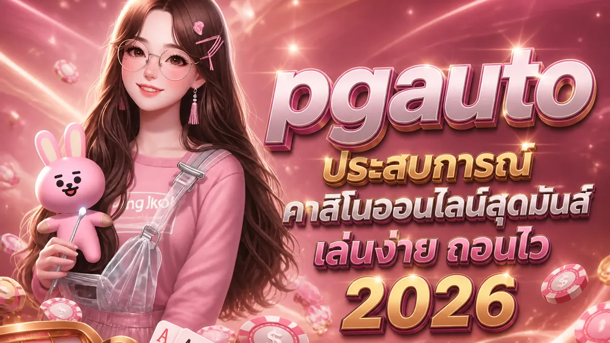 pgauto: สัมผัสประสบการณ์สล็อตสุดมันส์ ฝากถอนออโต้ 2026